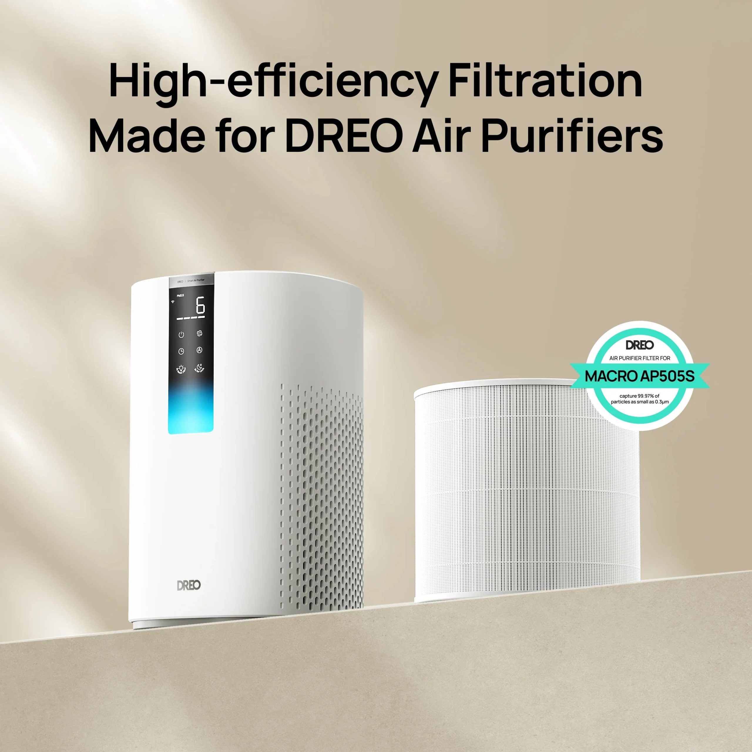 Air Purifier Replacement Filter for Smart Air Purifier Macro 505S - Image 8